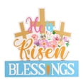 thumbnail image 1 of Decoración de mesa de feliz Pascua, letrero con letras, centros de mesa coloridos para mesa de vacaciones, suministros para fiestas de Pascua Estilo B, 1 of 9
