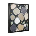 thumbnail image 4 of Stupell Industries Patterned Nature Shapes Abstract Painting Black Floater Framed Canvas Art Print Wall Art, 17 x 21, 4 of 10