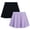 Lilac Breeze/Black, variant on RBX Girls Athletic Skorts Performance Scooter Skirt for Girls with Shorts Underneath 2 Pack