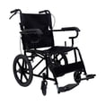 thumbnail image 1 of Silla de Ruedas Ligera de Traslado | Estructura de Acero, Plegable, Compacta con Frenos, 1 of 10