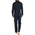 thumbnail image 2 of Men's 100% Cotton Long Button-Down Sleepwear Pajama Set, 2 of 7