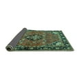 thumbnail image 2 of Ahgly Company Indoor Rectangle Persian Turquoise Blue Traditional Area Rugs, 3' x 5', 2 of 4
