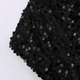 thumbnail image 3 of Sequin Slit Maxi Dress, Solid Color Sparkly Bodycon Long Dress with High Slit, Glamorous Gown for New Year's Eve, Prom & Gala Black L, 3 of 5