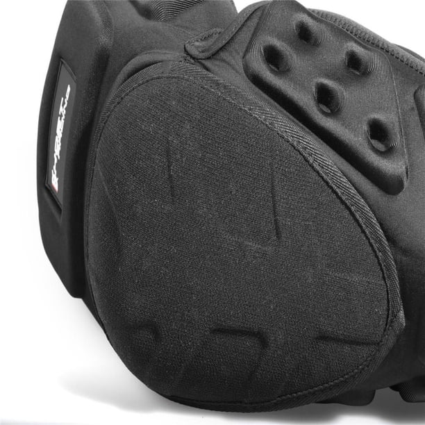 Protections Coudes/genoux/tibias Motocross Adulte - Plastique Polypropylène, Noir, Taille Unique