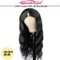 thumbnail image 3 of V Part Wigs For Black Woman Human Hair Human Hair Wigs Body Wave Wig Upgrade U Part Wigs 30inch 250 Density 10A, 3 of 11