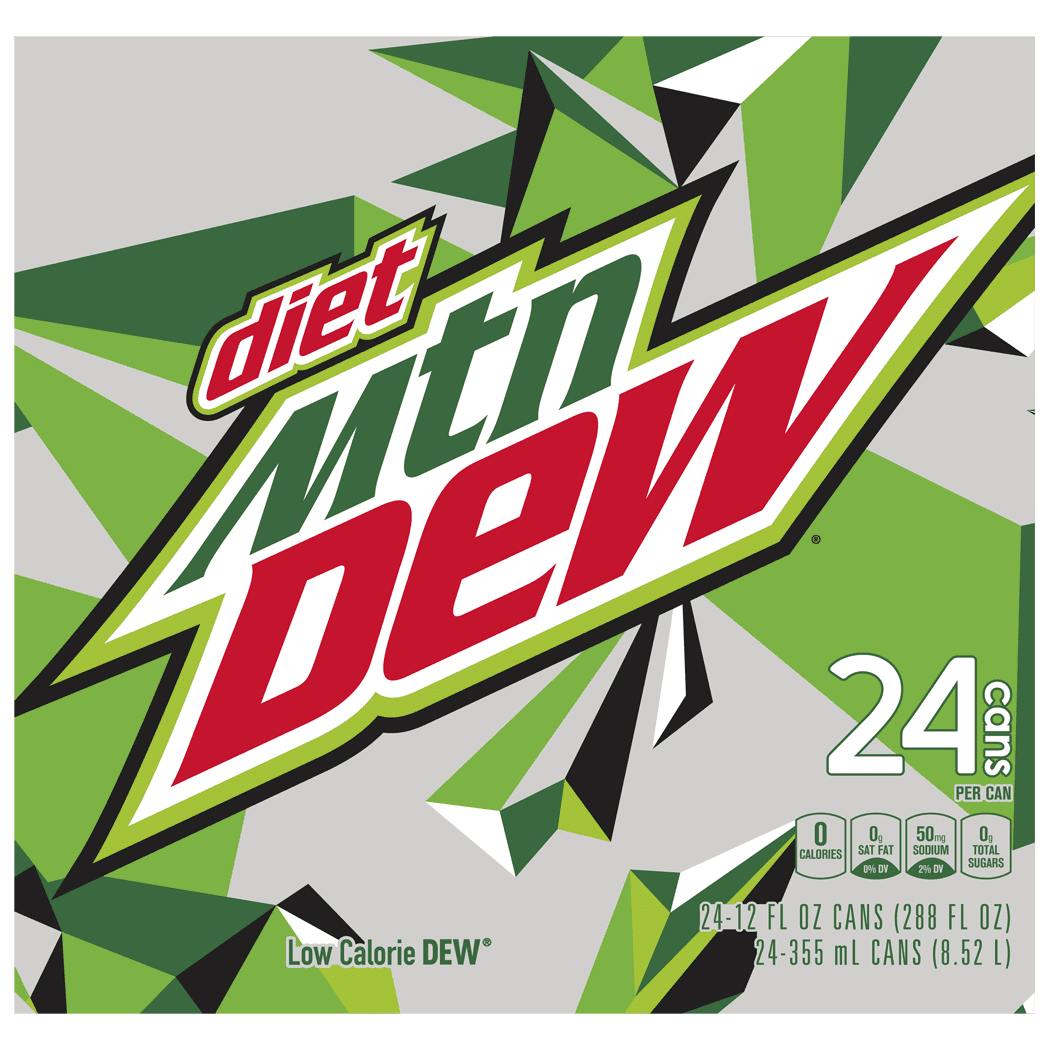 Diet Mountain Dew Citrus Soda Pop, 12 fl oz Latas, Ubuy Chile