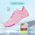 thumbnail image 6 of Barefoot Water Shoes, Breathable Wide Toe Non-Slip Lightweight Footwear, Unisex Sneakers for Men & Women, Zero Drop Comfortable Walking Running Yoga and All Water Sports(pink), 6 of 6