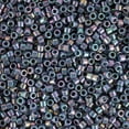 thumbnail image 2 of Miyuki Delica Seed Beads – Size 11/0 (1.6 mm), DB0134, Purple Gray Luster, 7.2 g, Approx. 1440 Beads, 2 of 7