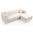 thumbnail image 5 of Glory Furniture Delray G797B-SC Sofa Chaise ( 3 Boxes) , IVORY, 5 of 6