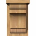 thumbnail image 2 of 7 1/2"W x 8"D x 12"H New Brighton Smooth Corbel w/Backplate, Western Red Cedar, 2 of 9