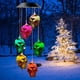 thumbnail image 4 of Calavera Calavera Campanas de viento solares Decoraciones de Halloween Luces nocturnas Decoraciones para fiestas de Navidad de Halloween Restaurante Bar Decoraciones para fiestas Luces de jardín Vhermosa 21*16*12cm, 4 of 4