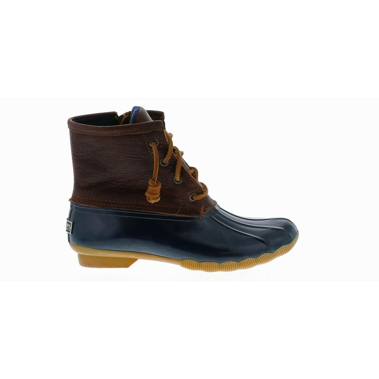 Navy and brown sperry duck boots hotsell