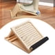 thumbnail image 5 of Tabla de madera inclinada, cuña de ejercicios, rampa , pedal de fitness, masajeador de estiramiento para los músculos de la pantorrilla, 5 of 9