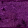 thumbnail image 2 of Vickerman 2.5" x 10 Yards Midnight Purple Velvet Ribbon., 2 of 2