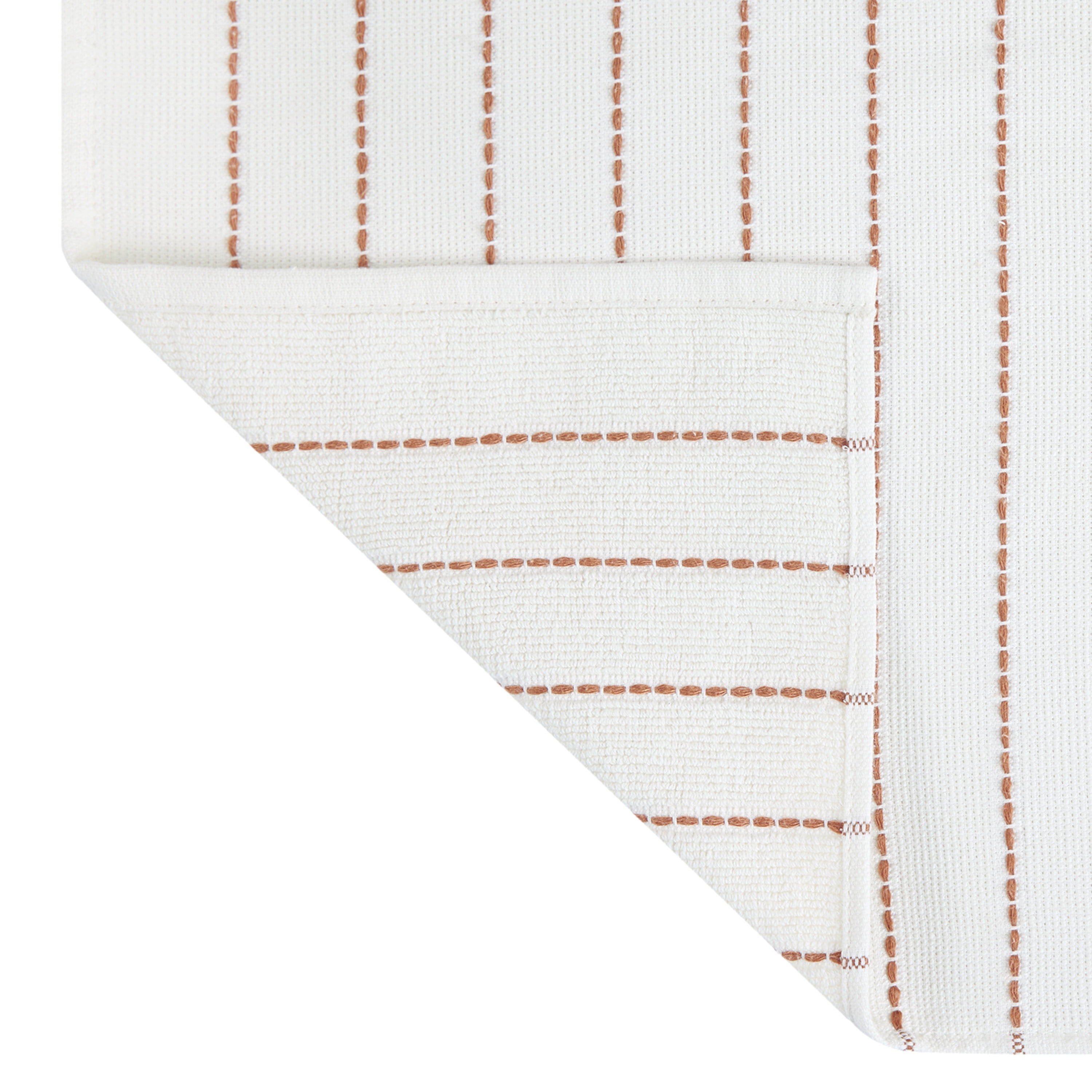 Better Homes & Gardens Elmley Terracotta & Ivory 3 Pack Kitchen Towel Set â€“ 20â€ x 30â€ - 100% Cotton