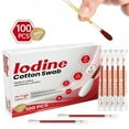 thumbnail image 4 of HavenCo Iodine Cotton Swabs 100PCS Individually Packed, Medical Grade Disinfection Solution for Wounds, Skin Injection, First Aid and Everyday Use, 4 of 8