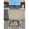 thumbnail image 3 of Bichon Frise Sisters Machine Washable Memory Foam Mat, 3 of 4