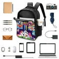 thumbnail image 3 of The Powerpuff Gi-rls 16 Inch Backpack with 2 Compartment, Large Capacity Bookbags Casual Travel Daypack, 3 of 6