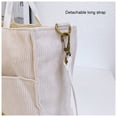 thumbnail image 4 of keepw Sac Hobo Léger et à la Mode pour Femmes avec Sangle Réglable Sac de Collège Sac de Voyage beige 1Ensemble, 4 of 6