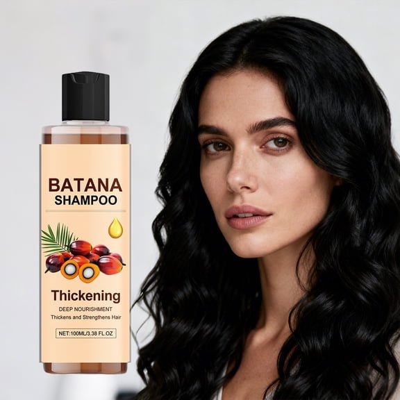 Batanar Shine Shampoo, Gentle Nourishing Formula for Scalp and Hair Care, Suitable for All Hair Types, 100ml Bottle