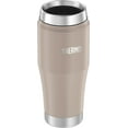 thumbnail image 2 of Thermos Stainless Steel Travel Tumbler (16 oz, Matte Stone Gray), 2 of 2