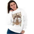 thumbnail image 4 of Nashville Tennessee Music City Women Crewneck Sweatshirt Brisco Brands S, 4 of 6