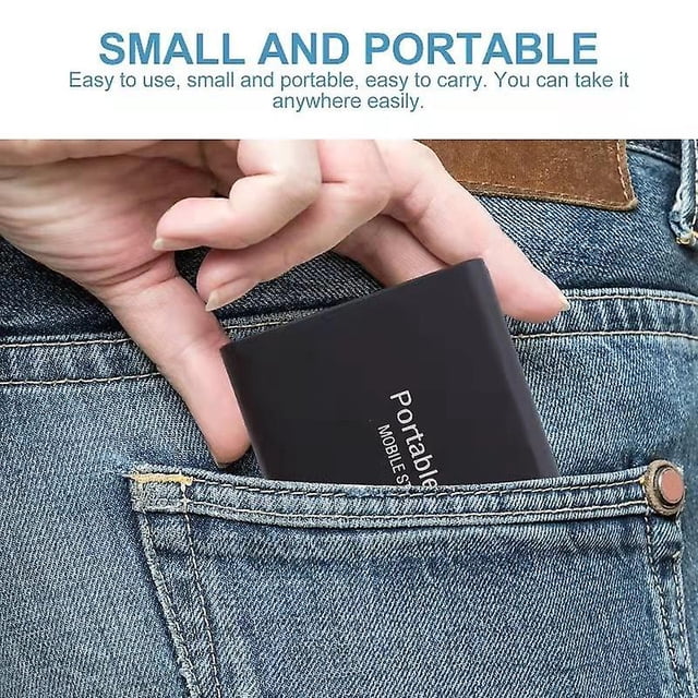 Negro 500 gb - Disco duro Ssd de alta velocidad Disco duro externo Ssd portátil para escritorio portátil Tipo-c XianweiShao 8390612660764