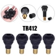 thumbnail image 6 of 4X TR412 High Quality Tire Universal Rubber Valve Tubeless Nozzle Wi/ Valve Core, 6 of 11