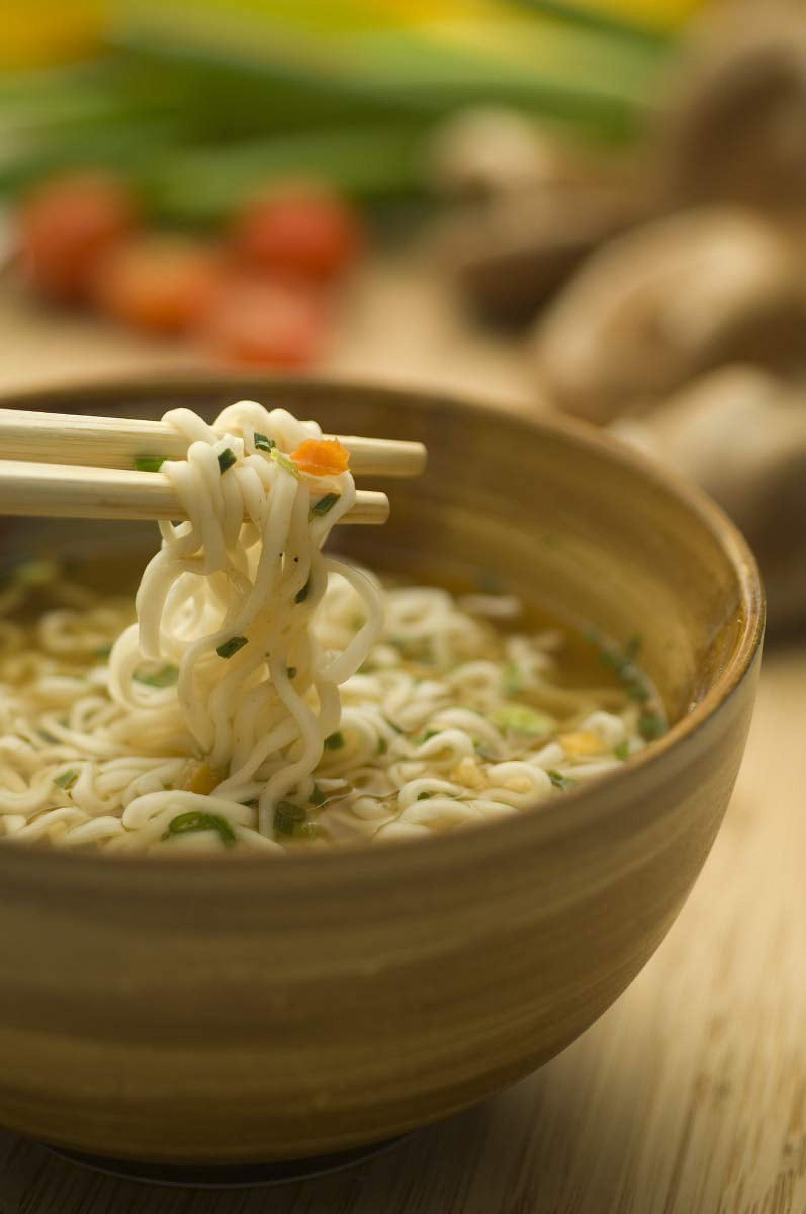 Koyo Ramen Soup, Asian Vegetable Reduced Sodium, Made With Organic Noodles, No MSG, No Preservatives, Vegan, 2.1 Ounce Per Package (12 Pack)