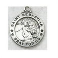 thumbnail image 3 of McVan L600SB 0.95 x 0.79 x 0.6 in. Sterling Silver St. Sebastian Pendant, 3 of 3