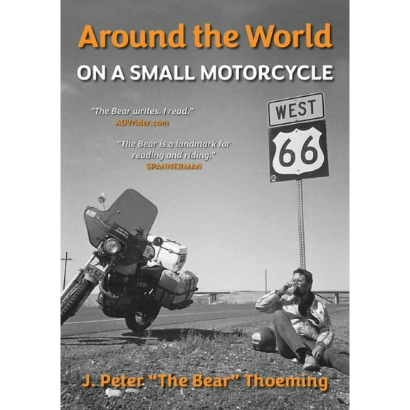 Around the world on a small motorcycle, (Paperback)