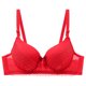 thumbnail image 1 of Karight Womens Wireless Push up Bras Full Coverage Plunge Lace Bralettes Adjustable Strap Breathable Comfortable Everyday Bra, 1 of 2