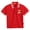 Red, variant on Boys Panda Print Short Sleeve Polo Shirt Collared Casual Tough T-Shirt, Sizes 8-9