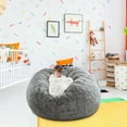 thumbnail image 4 of 1pc Chair Cover Large Circular SoftFluffy Comfortable Velvet Sofa Cover For Living Room Bedroom Office Home Decoration ONLYCover NO FILLER 150cmx75cm, Xinsrenus Under $5! 1pc Chair Cover, 4 of 4