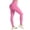 Hot Pink, variant on Riforla Womens Leggings Peach High Waist Seamless Yoga Pants Fitness Meditation Athleisure Womens Tights Hot Pink L