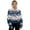 Butterfly Dark Blue Tie-dye, variant on SEANATIVE Women's Half Zip Sweatshirt Trendy Pullover Comfortable Graphic Thumbhole Sweatshirt Loose Long Sleeve Cropped Pullover Tops for Winter Fall Spring, M, Tiger Pattern