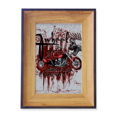 thumbnail image 1 of Marco de imagen Unbranded Graffiti street cultura maldito esqueleto motor, 1 of 4