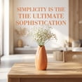 thumbnail image 3 of REGALWOVEN Modern Vase, Matte Ribbed Decorative Flower Vase for Desktop, Shelf & Bathroom, Minimalist Boho Home Decor Accent Orange 2.4"L x 2.4"W x 5.1"H, 3 of 7