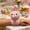 Pink, variant on White Bunny Plush Toy, Stuffed Animal with Clip, 7.87 Inch Rabbit Doll, Cute Gift for Girls and Women, Soft Clip On Plushie