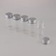 thumbnail image 3 of Paquete de 5 botellas transparentes vacías, tarros de crema, tarros cosméticos para champú, acondicionador, 50ml Yuyangstore botellas vacías recargables, 3 of 8