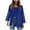 Blue, variant on Feancey Linen Cardigans for Women Open Front Long Sleeve Kimonos Loose Fit Casual Beach Coverups Lightweight Cardigan Jacket Blue M