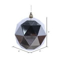 thumbnail image 2 of 8" Champagne Shiny Geometric Ball, 2 of 3