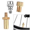 thumbnail image 3 of Adaptadores de válvula Presta a Schrader para bicicleta + Extensión de válvula Presta, 3 of 3
