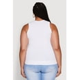 thumbnail image 5 of Womens Plus Size Seamless Textured Knit Tank Top, 5 of 5