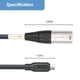 thumbnail image 2 of Cable USB C a XLR Devinal para smartphone o portátil a XLR macho, 2 of 7