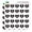 Opaque, variant on World's Lamest Boss Heart Shaped Planner Calendar Scrapbook Craft Stickers
