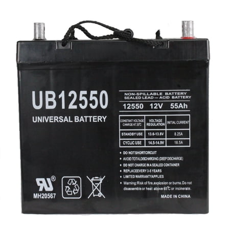 12V 55AH Battery for MEDALIST 450 Power Scooter Wheelchair