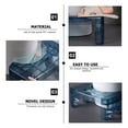 thumbnail image 4 of OULII Plastic Toilet Stool for Children Blue Rectangular Portable Footrest 1Set, 4 of 8