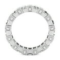 thumbnail image 4 of Baguette & Round Shape Lab Grown Diamond Jordan Eternity Ring For Women | 6 Carat IGI Certified 14K White Gold | FG-VS Quality Friendly Diamonds Eternity Ring Size 7.5, 4 of 4