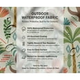 thumbnail image 5 of Soimoi Waterproof Outdoor Fabric by 2 Yard | Tree Print on Beige | 56" Wide | UV Resistant & Durable Taffeta Material for Cushions, Covers, Curtains, awning & DIY Projects, 5 of 7